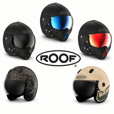 Casques jet Roof en promotion - Ex : Roadster Iron, RO15 Bamboo, Boxxer 2, plusieurs coloris - Veepee