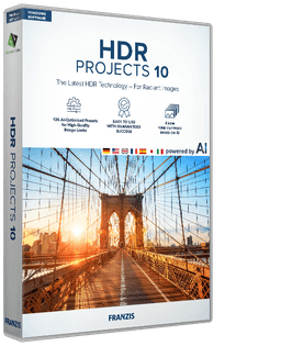 Logiciel HDR Projects 10 avec IA - Licence gratuite à vie pour Windows (Dématérialisé)