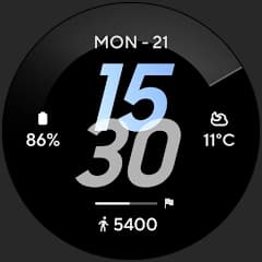Cadran "Pace Pro: Watch face" gratuit sur Android (Dématérialisé - Wear OS)