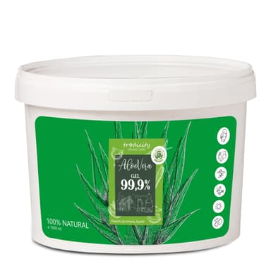 Gel d'Aloe Vera 100% Naturel - Soins de la Peau Visage et Corps Cheveux (1 kg) - Amazon