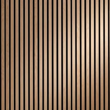 Tasseau décoratif lamelles en bois sur feutrine 30 x 60 cm - Castorama