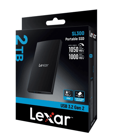 SSD externe Lexar SL300 - 2 To (Via Retrait Magasin) - Darty