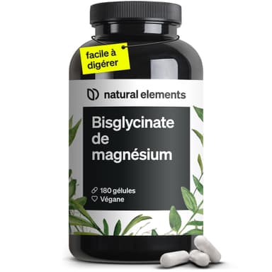 Magnésium Bisglycinate 180 gélules - 300 mg de magnésium élémentaire/dose journalière (vendeur tiers) - Amazon