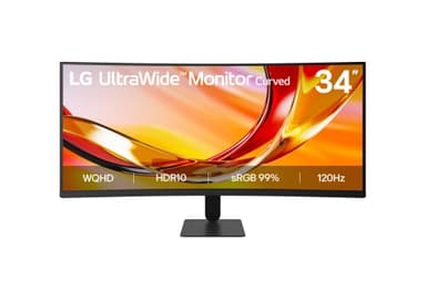 Écran incurvé 34" LG UltraWide 34U601B-B - VA, WQHD 21:9 - Amazon