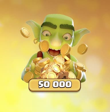 50000 Pièces d'Or offertes sur Clash Royale (Dématérialisé) - Supercell