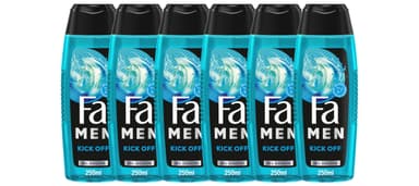 Lot de 6 gels douche 3 en 1 Fa Men Perfect Wave - 6 x 250 ml - Amazon
