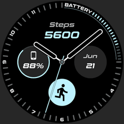Cadran Montre Connectée Active Analog Watch Face (Dématérialisé - Wear OS)