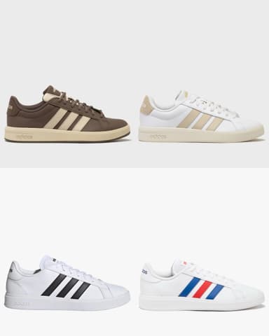 Sélection de Chaussures Adidas à 27,49€ - Ex : Baskets Adidas Grand Court Base 3.0 - Marron, Taille du 41 au 46 - Gemo