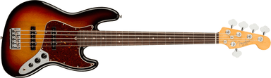 Guitare basse 5 cordes Fender American Professional II Jazz Bass V (en étui) - Rosewood, 3-color sunburst - Star's Music