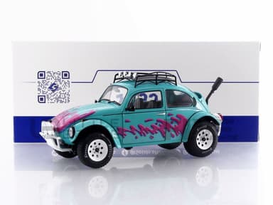 Voiture miniature Volkswagen Beetle Baja Vice City Tribute – 1963, Solido 1/18 - Little Bolide