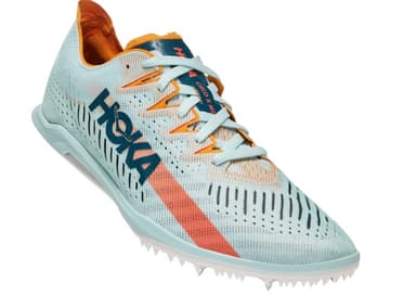 Chaussures d'Athlétisme Hoka Cielo X MD Bleu/Rouge - Alltricks