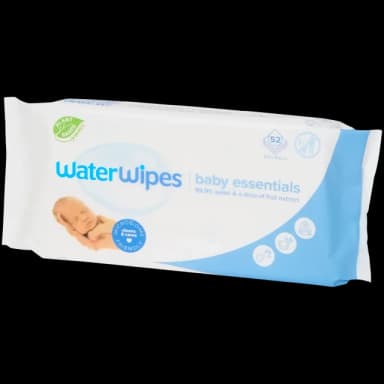 52 Lingettes pour bébé Waterwipes - Action
