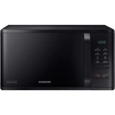 Micro-ondes Samsung MG23K3513AK - 23L, Gril, - 800W, plateau 28,8 cm, Cavité céramique émail, Noir - Cdiscount