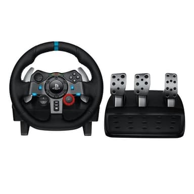 Volant de course et pédales G29 Logitech G - Compatible PS5, PS4 et PC (219,99€ avec le levier) - Cdiscount