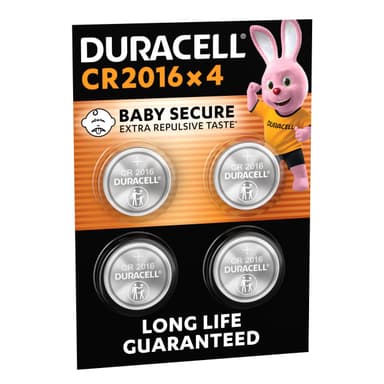 Lot de 4 piles boutons lithium Duracell CR2016 - Amazon