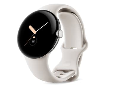 Montre connectée Google Pixel Watch AMOLED - 41 mm, Numérique, Écran tactile, Argent, Wifi, GPS (satellite), blanc - Pixmania