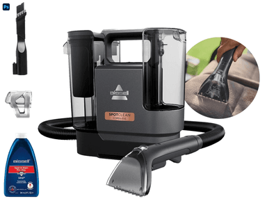 Nettoyeur Détacheur sans fil Bissell B3681N SpotClean - Réservoir d’Eau 0,9L, avec Accessoires - IBOOD