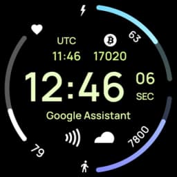 Pulse Watch Face gratuit sur Android (Dématérialisé - Wear OS)