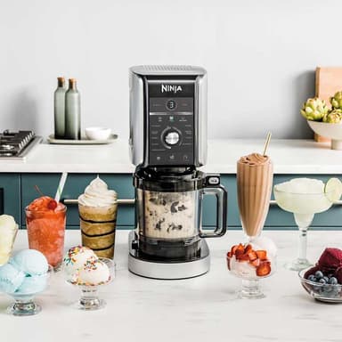 Machine à glace Ninja CREAMi Deluxe 10-en-1 – Glaces, sorbets et gelato maison - SharkNinja