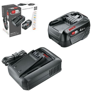 Set Bosch batterie 4Ah et chargeur rapide Power for All 18V - Amazon