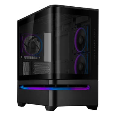 Boitier PC Asus Prime AP202 ARGB, Noir (via 15€ ODR) - Amazon