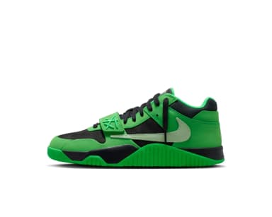 Baskets Jordan CJ1 T-Rexx x Travis Scott "Green Spark" - du 41 au 43 et du 44,5 au 45 - Opium Paris
