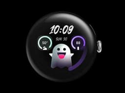 Cadran Montre Connectée Spooky Halloween Watch face (Dématérialisé - Wear OS)