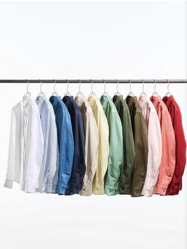 Chemise 100% lin premium Uniqlo - taille XXS à XXL - Uniqlo