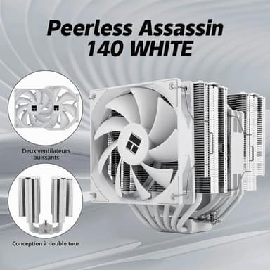 Refroidissement du processeur TR Peerless Assassin 140 blanc - Amazon