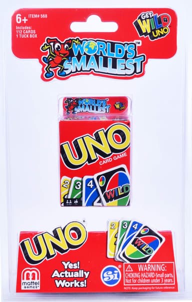 Jeu de société Uno Bandai - Super Impulse World's Smallest, multicouleur (Vendeur tiers) - Amazon