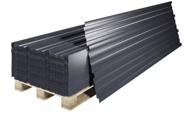 Plaque Tôle Bacacier - Gris Anthracite, Acier galvanisé, 3x0,9m, Épaisseur 0,5mm (9,90€/m²) - Brico Dépôt