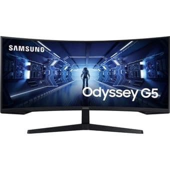 Ecran PC 34" Samsung Odyssey G5 C34G55TWWP G55T Series 34 - 165Hz, 1ms (frontaliers Suisse) - Fnac
