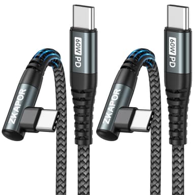 2 Câbles USB C vers USB C Zkapor - 60W (Vendeur Tiers) - Amazon