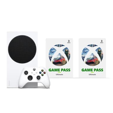 Console Xbox Series S + 6 mois Game Pass (via 50€ sur la carte) - Auchan