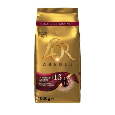 Grains de café L’Or Absolu - 1 Kg - Amazon