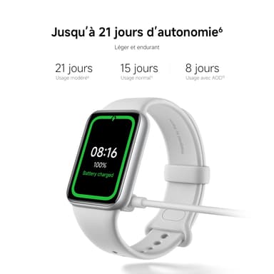Bracelet connecté Xiaomi Smart Band 10 Pro NFC - Écran AMOLED 1.74", GPS intégré, Autonomie 21j - Amazon