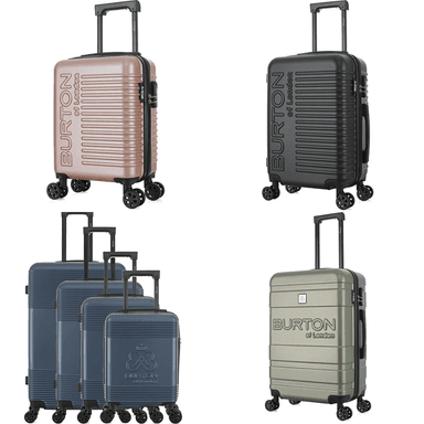 Sélection de valises Burton en promotion - Ex : Valise rigide Burton Low Cost Oxford - Rose Gold (47 × 32 × 20 cm) - E.Leclerc