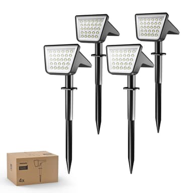 Lot de 4 Projecteurs Spots Philips - Étanches, 28 LED 7500K (Vendeur Tiers) - Amazon