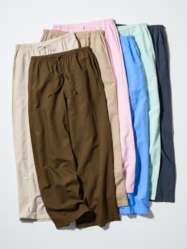 Pantalon Easy en lin mélangé - 2 coloris, Tailles du XXS au M - Uniqlo