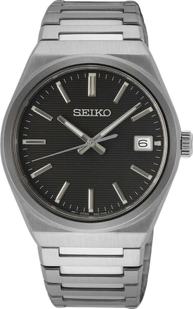 Montre Seiko Classique Quartz 3 Aiguilles SUR557P1 - Grey