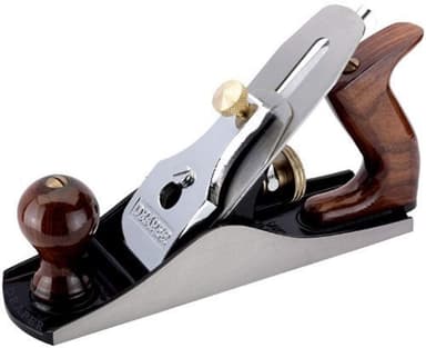 Rabot Manuel Draper 250mm - Corps en Fonte, Lame Acier Carbone Réglable, Poignée Bois - Amazon