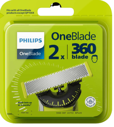Pack de 2 lames de recharge pour Rasoir One Blade Philips - Taverny (95) - Auchan