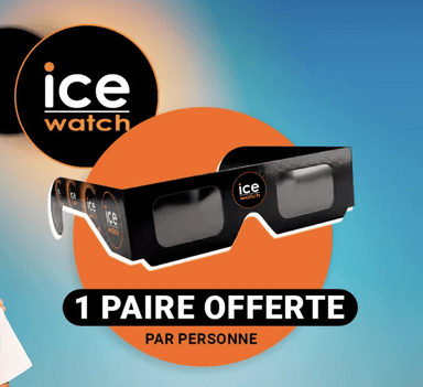 Distribution gratuite Lunettes éclipse - Ice-Watch lunettes solaires spéciales éclipse - Ice Watch