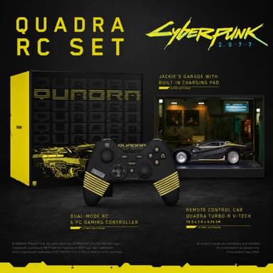 [Précommande] Bandai Namco Entertainment Cyberpunk 2077 - Coffret Quadra RC, Turbo-R V-Tech - Amazon