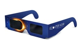 Distribution Gratuite de Lunettes Spéciales Éclipse Solaire dans les magasins Écouter Voir