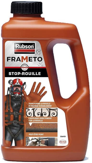Bidon d'1L de Traitement Anti-Rouille Rubson Frameto Stop-Rouille - Amazon