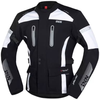 Sélection d'équipements moto IXS en promotion - Ex : Veste Touring Pacora-ST - AA, Protections coudes, épaules et dos niveau 2, Imperméable - Bike Mailorder
