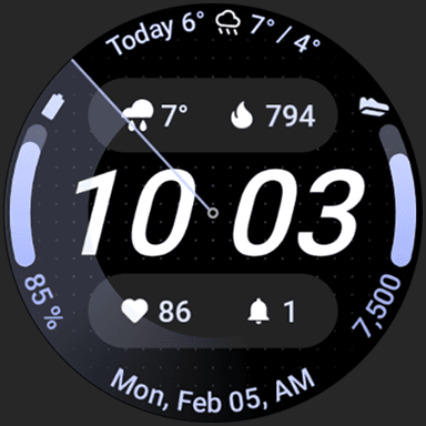 Nord SE: Watch face gratuit sur Android (Dématérialisé - Wear OS) - Google Play