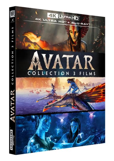 Coffret Blu-ray 4k Avatar - 3 films - Amazon