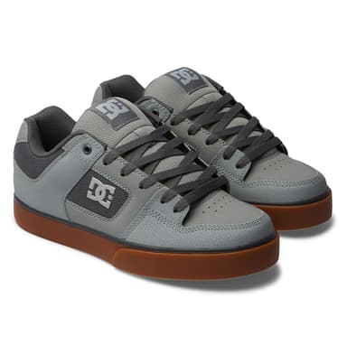 Chaussures homme DC Shoes Pure en cuir Gris - DC Shoes